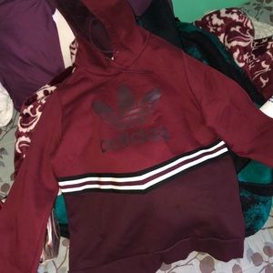 Adidas Hoodie With A Little Grease Stain